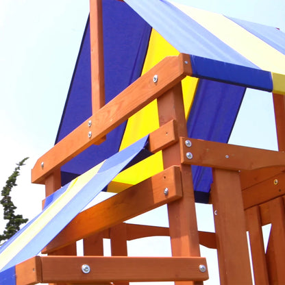 Urban Culture Homes All-In-One Outdoor Children's Play Equipment | Premium Playground with Slide, Swings & Climbing