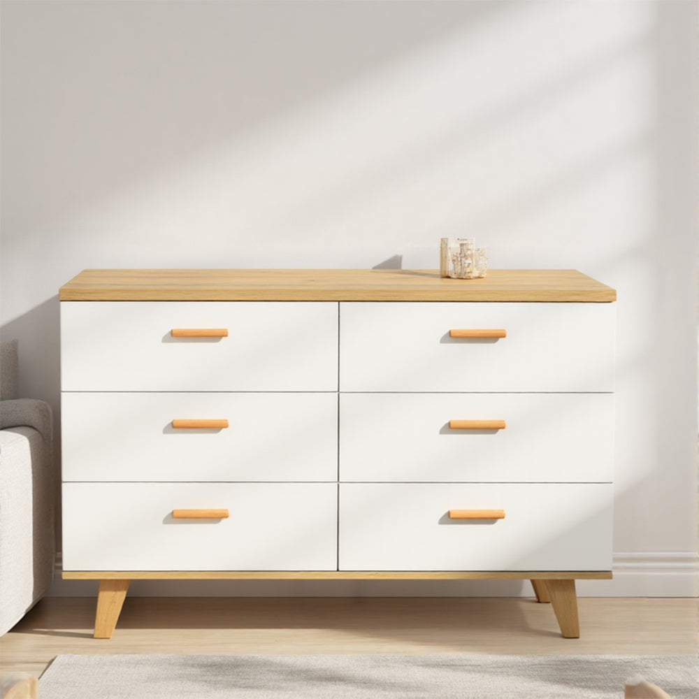 Fashion 6-Drawer Storage Cabinet – Compact Yet Generous Design