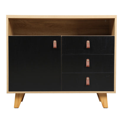 3-in-1 Multifunctional Storage Cabinet – 3 Drawers + 1 Door + Open Shelf