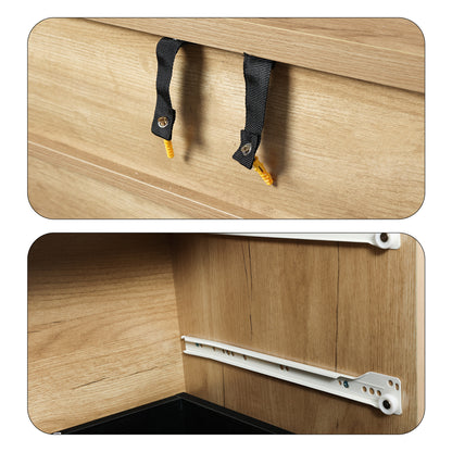 3-in-1 Multifunctional Storage Cabinet – 3 Drawers + 1 Door + Open Shelf