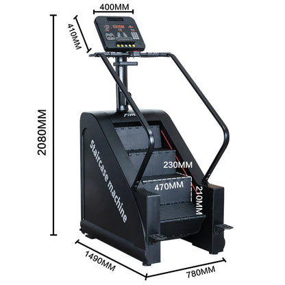 Urban Culture Homes 200W LED Screen Stepmill Climbmill | Commercial-Grade Stairclimber Machine