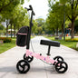 Foldable Knee Scooter Walker with Storage Bag – Adjustable Height, Non-Slip Wheels, Stylish Recovery Aid
