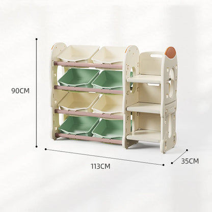 Urban Culture Homes Multi-Layer Storage Toy Organizer | HDPE Toy Storage Chest with Safety Design