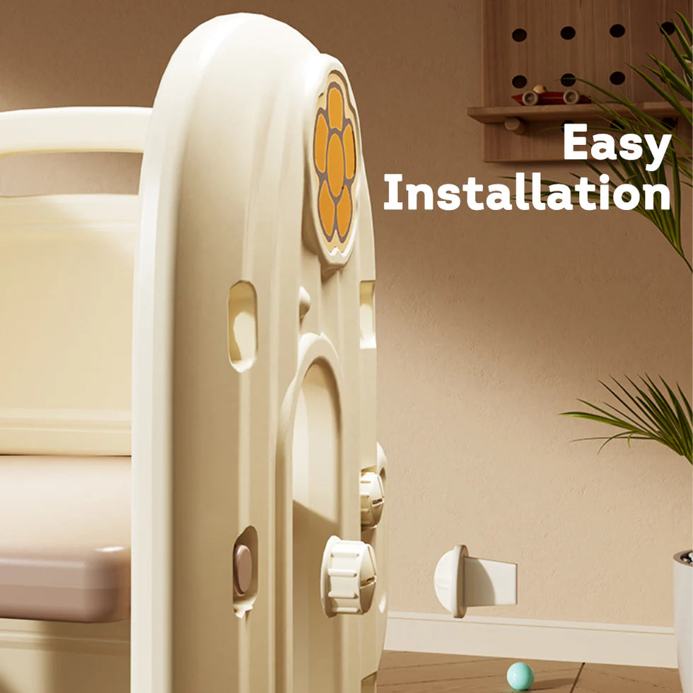 Urban Culture Homes Multi-Layer Storage Toy Organizer | HDPE Toy Storage Cabinet with Safety Design