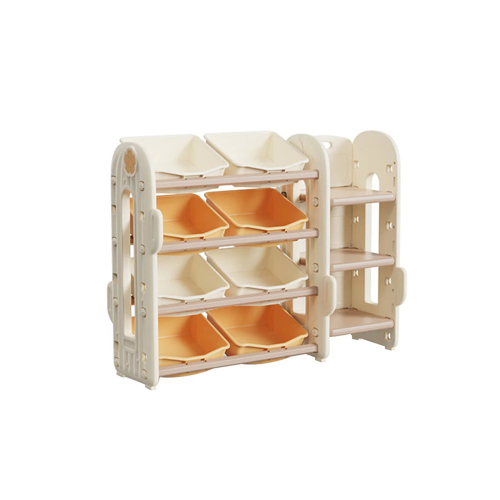Urban Culture Homes Multi-Layer Storage Toy Organizer | HDPE Toy Storage Cabinet with Safety Design