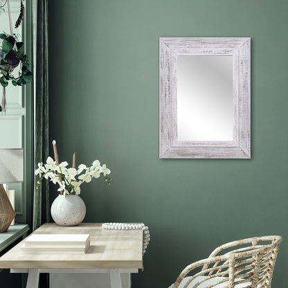 Harbor Oak Whitewashed Wall Mirror