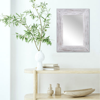 Harbor Oak Whitewashed Wall Mirror