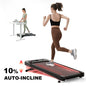 Yesoul Smart Walking Pad with 10% Auto Incline, Remote Control & Quiet Motor