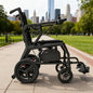 Foldable 24V10Ah Electric Wheelchair with Brushless Motors – Airline-Approved, Ultra-Lightweight Carbon Fiber, 3-in-1 Versatility