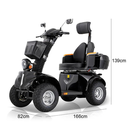Adjustable Electric Mobility Scooter — 1000W 60V, 220kg Capacity