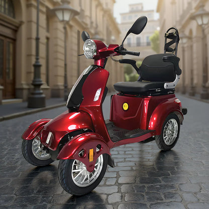 2D4L Electric Mobility Scooter — 500W Motor with Golf Ball Rack