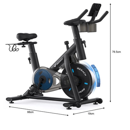 Exercise Bike | Stationary Spin Bike with Magnetic Resistance & Quiet Operation