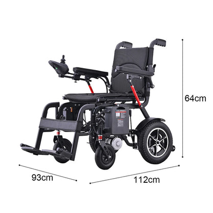 BW01 Foldable Portable Electric Wheelchair – Extended Range Lithium Power, Premium Compact Design