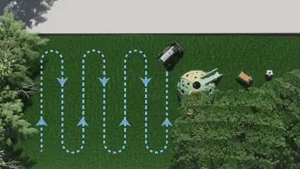 Smart Robotic Lawn Mower with 300° AI Vision - AIRSEEKERS TRON