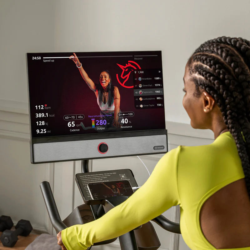 Smart Exercise Bike with 21.5” FHD Screen, Quad Speakers & Magnetic Resistance