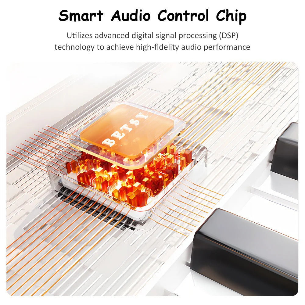 Betsy 88 Key Full Size Weighted 2 in 1 Digital Piano Dress Table With Bench