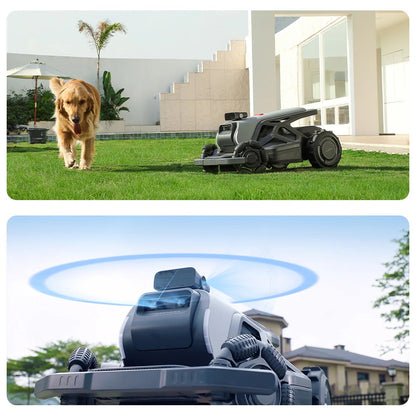 Smart Robotic Lawn Mower with 300° AI Vision - AIRSEEKERS TRON