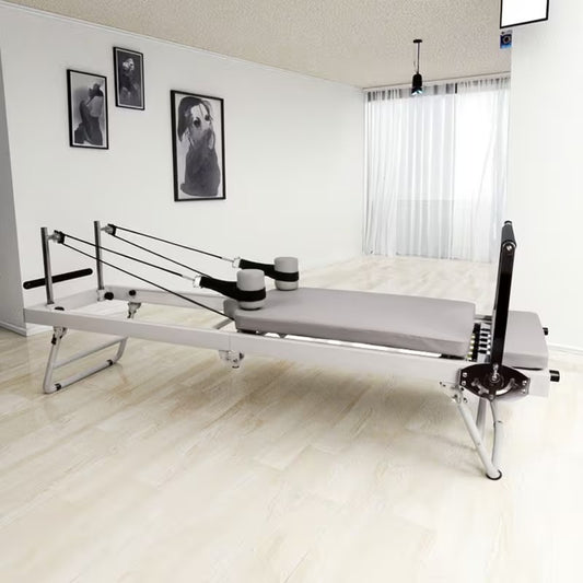 Foldable Steel-Frame Pilates Reformer – Premium Edition