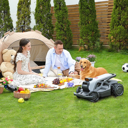 Smart Robotic Lawn Mower with 300° AI Vision - AIRSEEKERS TRON