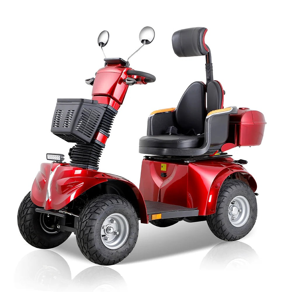 Portable Mobility Scooter - Solid Tyre Design, 150kg Capacity for Daily Commutes