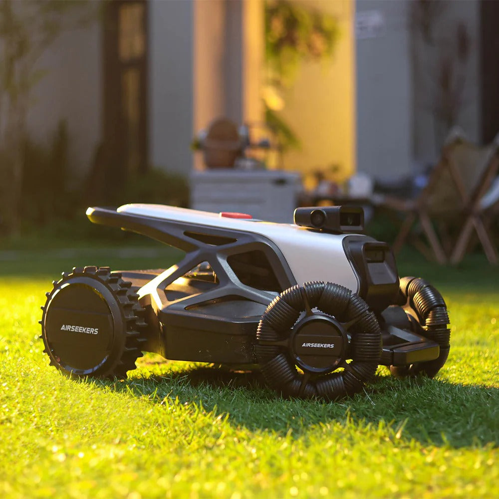 Smart Robotic Lawn Mower with 300° AI Vision - AIRSEEKERS TRON