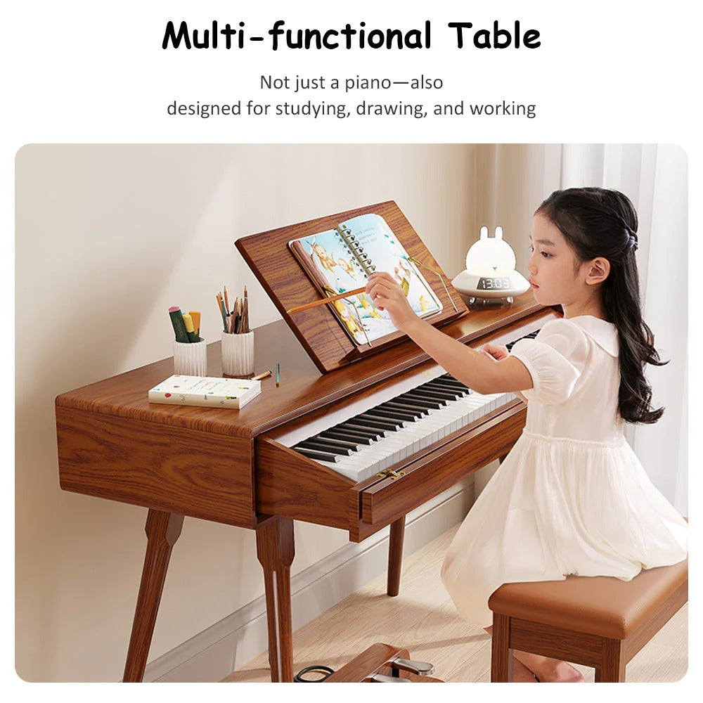 Betsy Solid Wood Cabinet 88 Key Full Size Weighted Digital Piano With Bench