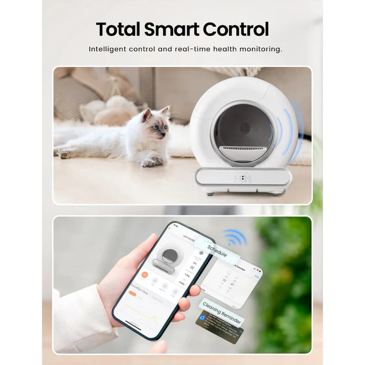 Self-Cleaning Cat Litter Box | Smart Wi-Fi Automatic Waste Removal