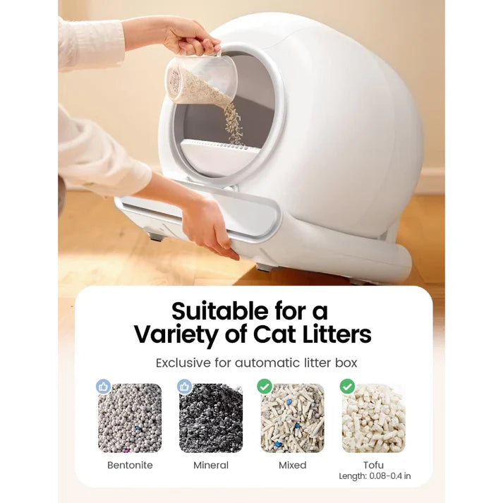 Self-Cleaning Cat Litter Box | Smart Wi-Fi Automatic Waste Removal