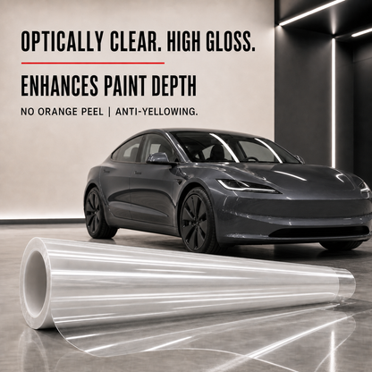 Optically clear high gloss PPF