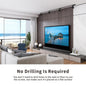 Premium Electric Floor Mounted Projector Screen 72–100” 16:9 | Motorized Home Theater & Office Display