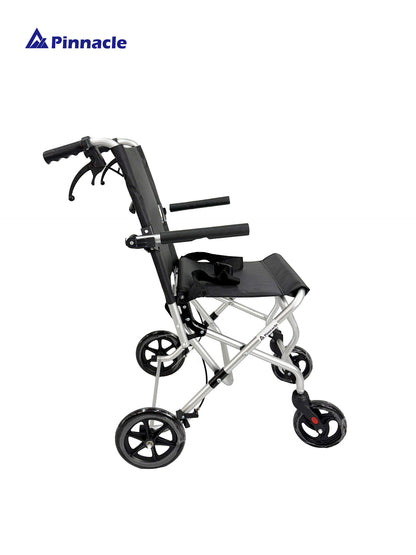 Aero Transit Wheelchair | Ultralight 6.3kg | Foldable Armrests and Footrests | Aluminium Frame | 100kg Capacity