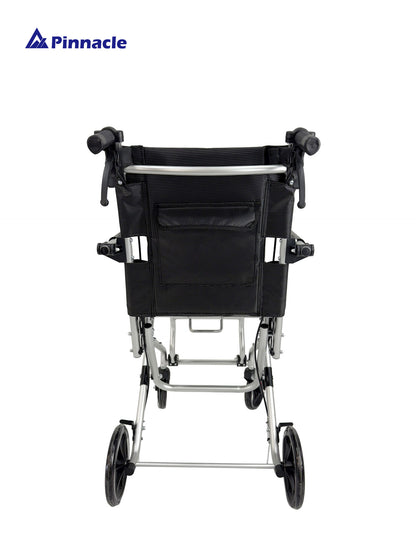 Aero Transit Wheelchair | Ultralight 6.3kg | Foldable Armrests and Footrests | Aluminium Frame | 100kg Capacity