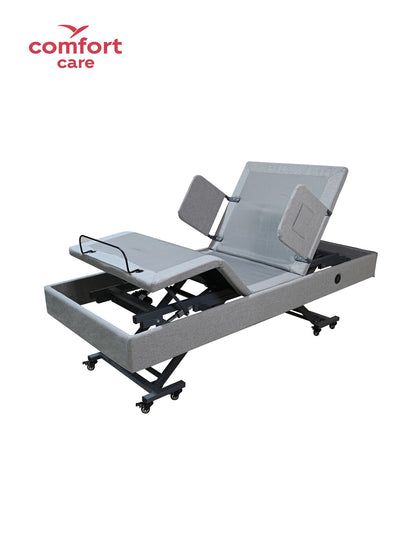 Urban Culture Homes Lo Lo Electric Adjustable Bed | Ultra-Low 210mm | Dual Massage | Wireless Remote | 180kg Capacity
