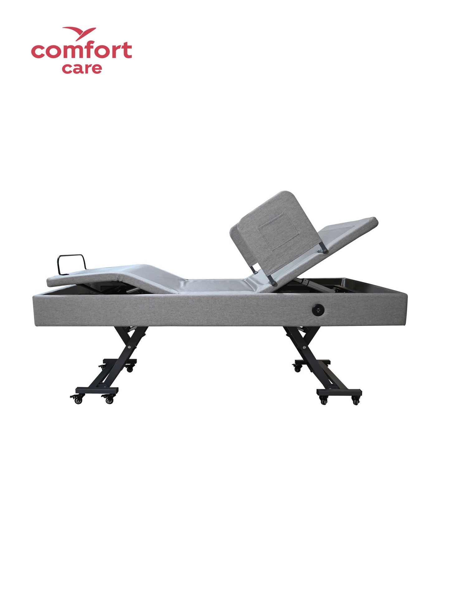 Urban Culture Homes Lo Lo Electric Adjustable Bed | Ultra-Low 210mm | Dual Massage | Wireless Remote | 180kg Capacity