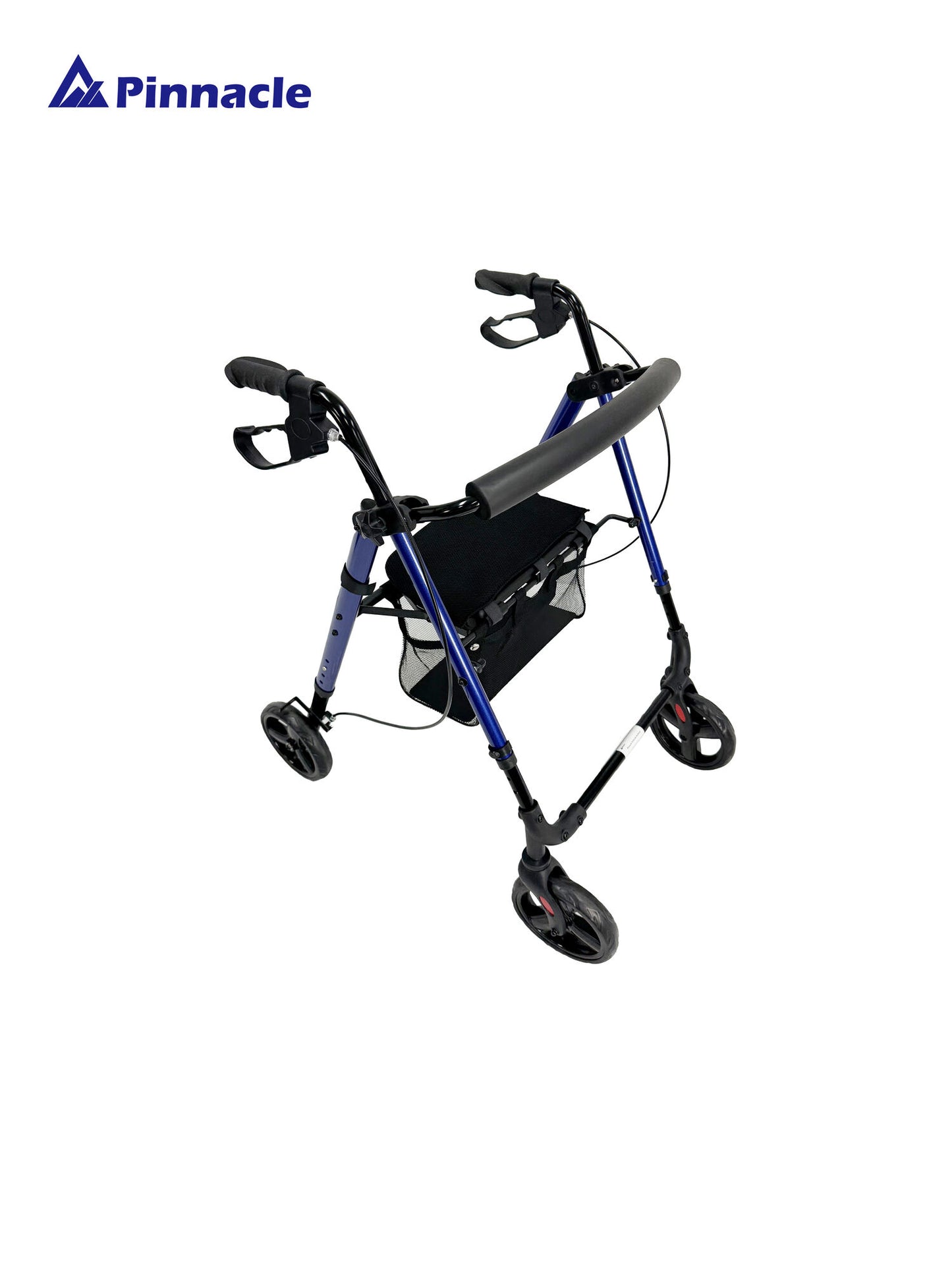 TriStride Rollator – Lightweight Foldable Walker with Seat & Brakes