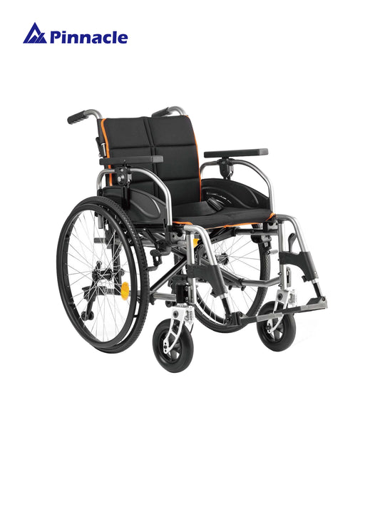 UltraRoll Pro Adjustable Self-Propelled Wheelchair with Suspension, Custom Fit & Folding Design